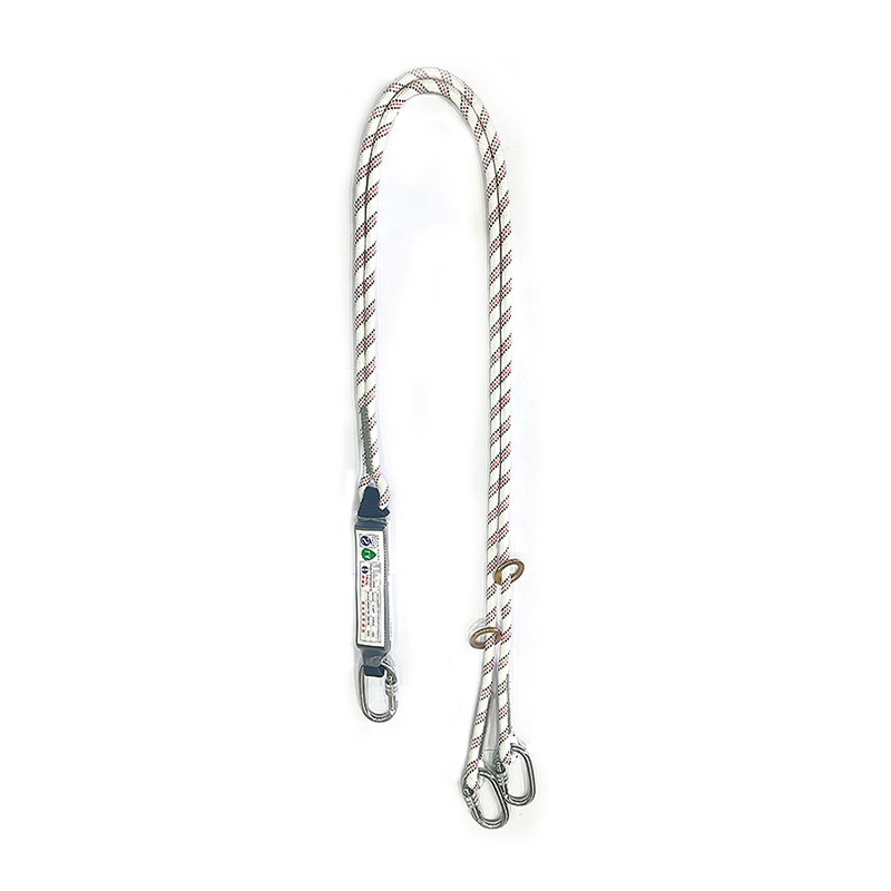 Lanyard Penyerap Tenaga HT-S-0021 dengan karabin berbentuk 3 U