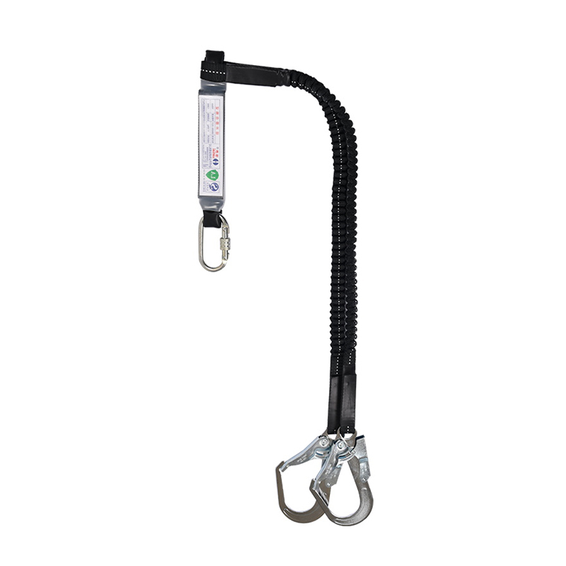 HT-S-0024 Tenaga Penyerap Lanyard Polyester Webbing dengan Webbing Elastik