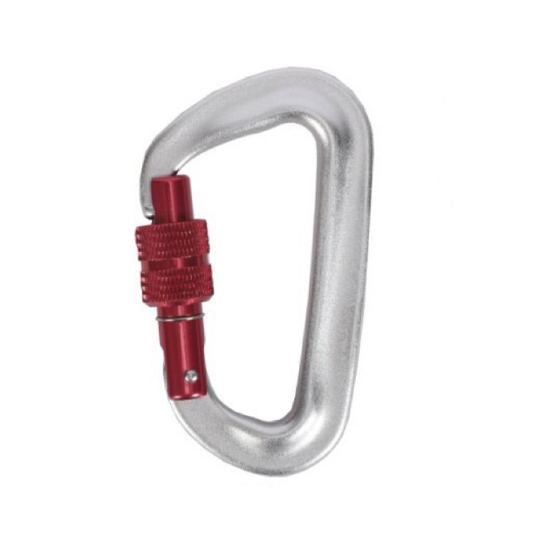 HT-G-0001 Aluminium Carabiner dengan penutupan mengunci manual
